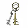 Sleutelhanger met mini-schuifmaatSleutelhangers