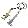 Sleutelhanger met mini-schuifmaatSleutelhangers