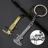 Keychain with mini vernier calliper