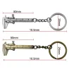 Keychain with mini vernier calliper