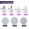 LED plant grow light - bulb - hydroponic - full spectrum - E27 / E14 / MR16/ GU10 - 220V - 2 pieces