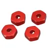 Aluminiowe koło łączące - adapter sześciokątny piasty - 12 mm - do samochodu Wltoys 144001 1/14 RCR/C Samochód