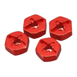 Aluminiowe koło łączące - adapter sześciokątny piasty - 12 mm - do samochodu Wltoys 144001 1/14 RCR/C Samochód