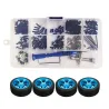 Śruby / nakrętki / opony / klucze - do samochodu Wltoys 1/14 144001 RC - 320 sztukR/C Samochód