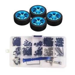 Śruby / nakrętki / opony / klucze - do samochodu Wltoys 1/14 144001 RC - 320 sztukR/C Samochód