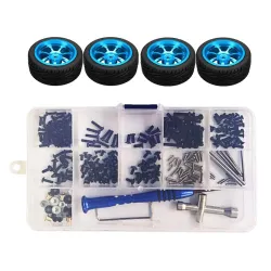 Śruby / nakrętki / opony / klucze - do samochodu Wltoys 1/14 144001 RC - 320 sztukR/C Samochód
