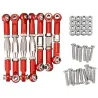 Metalllänkageservo - dragstångsstyrande dragstångssats - för WLtoys 144001 1/14 RC-bilar