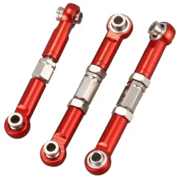 Metalllänkageservo - dragstångsstyrande dragstångssats - för WLtoys 144001 1/14 RC-bilar