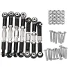 Metallgestängeservo - Zugstangen-Lenkungs-Spurstangen-Set - für WLtoys 144001 1/14 RC-Cars
