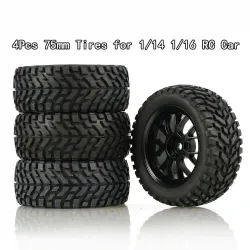 Wielbanden - 75 mm - verbeterde versie - voor Wltoys 144001 MN99S MN90 MN86 RC auto's - 4 stuksR/C Auto