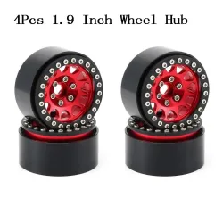 Piasta Beadlock - felgi - stop aluminium - 1,9" / 2,2" - do samochodów 1/10 RC Crawler - 4 sztukiR/C Samochód