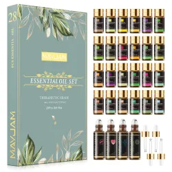 HumidificadoresAceites esenciales naturales puros - para masajes / baños / difusores - 28 piezas