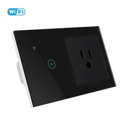 Slimme wandcontactdoos - lichtschakelaar - 1 - 3 gangs - WiFi / APP / afstandsbediening - Alexa - Google - HomeSchakelaars