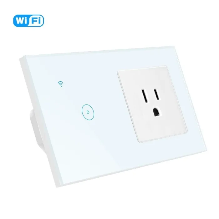 Slimme wandcontactdoos - lichtschakelaar - 1 - 3 gangs - WiFi / APP / afstandsbediening - Alexa - Google - HomeSchakelaars