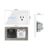 Slimme wandcontactdoos - lichtschakelaar - 1 - 3 gangs - WiFi / APP / afstandsbediening - Alexa - Google - HomeSchakelaars