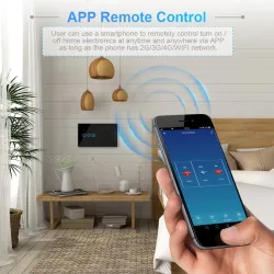 Slimme wandcontactdoos - lichtschakelaar - 1 - 3 gangs - WiFi / APP / afstandsbediening - Alexa - Google - HomeSchakelaars
