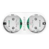 BW-SHP7 -16A 3680W - Wandsteckdose - Dual-EU-Stecker - WiFi - Timer - Fernbedienung - Alexa - Google