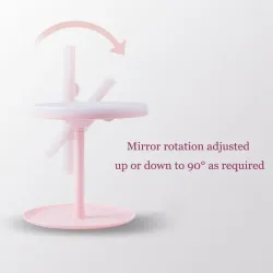 Makeup mirror - LED light - adjustable - touch control - dimmer - USB