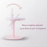 Makeup mirror - LED light - adjustable - touch control - dimmer - USB