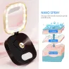 Mini makeup mirror - wIth LED light / sprayer - nano mistMake-Up