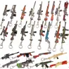 Metalowy brelok z pistoletem - 12 cmBreloczki Do Kluczy