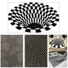 Vision géométrique 3D - Illusion d'optique - tapis antidérapant - mat