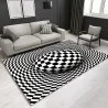 Vision géométrique 3D - Illusion d'optique - tapis antidérapant - mat