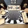 Vision géométrique 3D - Illusion d'optique - tapis antidérapant - mat