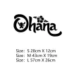Vinyl-Autoaufkleber - wasserdicht - Ohana