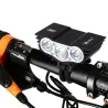 8000 lumens T6 LED - lampe frontale pour vélo - lampe torche 4 modes - batterie et chargeur
