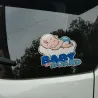 Baby On Board - śpiące dziecko - naklejka na samochódNaklejki