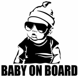 Baby On Board - naklejka na samochódNaklejki