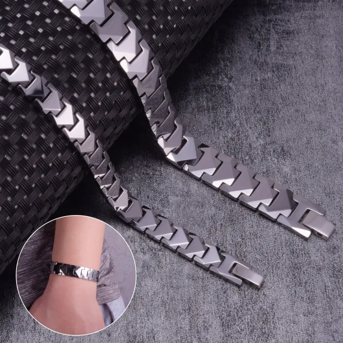 Wolfram Magnetarmband - Gesundheitsenergie - Unisex
