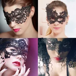 Sexig venetiansk spets ögonmask - för maskerad / halloween