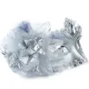 Sexy venezianische Augenmaske - mit Rauten / Federn / Blumen - für Halloween / Maskeraden