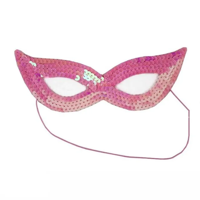 Seksowna cekinowa maska na oczy - lisie / kocie oczy - na Halloween / maskaradyMaski