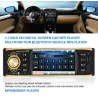 4,1 cala - 1 Din - radio samochodowe - pilot - HD - Bluetooth - 12V - USB - AUX - FMDin 1