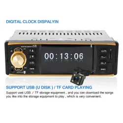 4,1 cala - 1 Din - radio samochodowe - pilot - HD - Bluetooth - 12V - USB - AUX - FMDin 1