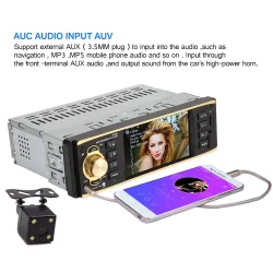 4.1 Pouces - 1 Din - autoradio - télécommande - HD - Bluetooth - 12V - USB - AUX - FM