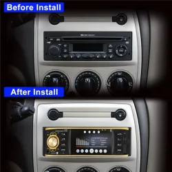 Din 14.1 Pulgadas - 1 Din - autorradio - mando a distancia - HD - Bluetooth - 12V - USB - AUX - FM