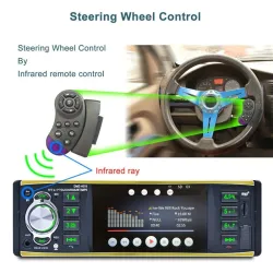 Din 14.1 Pulgadas - 1 Din - autorradio - mando a distancia - HD - Bluetooth - 12V - USB - AUX - FM