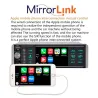 4 Inch - 1 Din - autoradio - Bluetooth - 1080P - HD - SD - FM - Android MP5 - 2 USB - MirrorlinkRadio