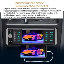 4 Cale - 1 Din - Radio samochodowe - Bluetooth - 1080P - HD - SD - FM - Android MP5 - 2 USB - MirrorlinkRadio