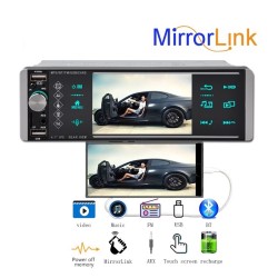 4 Zoll - 1 Din - Autoradio - Bluetooth - 1080P - HD - SD - FM - Android MP5 - 2 USB - Mirrorlink