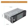 4 Inch - 1 Din - autoradio - Bluetooth - 1080P - HD - SD - FM - Android MP5 - 2 USB - MirrorlinkRadio