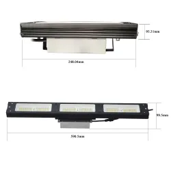 Plant grow lamp - LED light - Samsung LM561C Cree 660nm chip - 73W / 150W