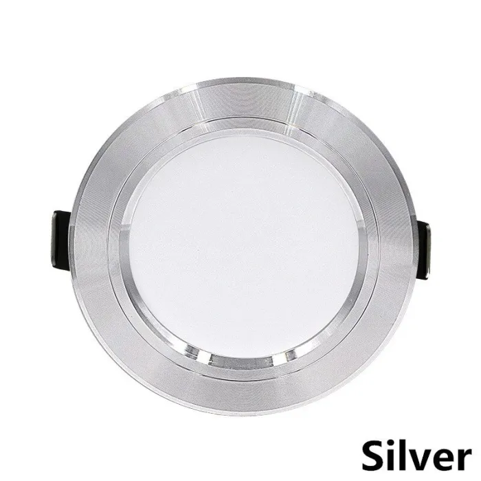 Oświetlenie sufitowe LED - wpuszczana okrągła lampa - 5W / 9W / 12W / 15W / 18W - AC 220V-240V - 10 sztukŚwiatła sufitowe