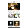 Oświetlenie sufitowe LED - wpuszczana okrągła lampa - 5W / 9W / 12W / 15W / 18W - AC 220V-240V - 10 sztukŚwiatła sufitowe