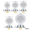 Oświetlenie sufitowe LED - okrągła wpuszczana lampa - 5W / 9W / 12W / 15W / 18W - AC 220V-240V - 1 sztukaŚwiatła sufitowe