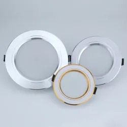 Oświetlenie sufitowe LED - okrągła wpuszczana lampa - 5W / 9W / 12W / 15W / 18W - AC 220V-240V - 1 sztukaŚwiatła sufitowe